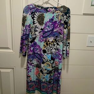 ECI New York Pattern Midi Dress